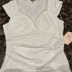 Ladies lace, lined shirt by Amber Sky by Free People